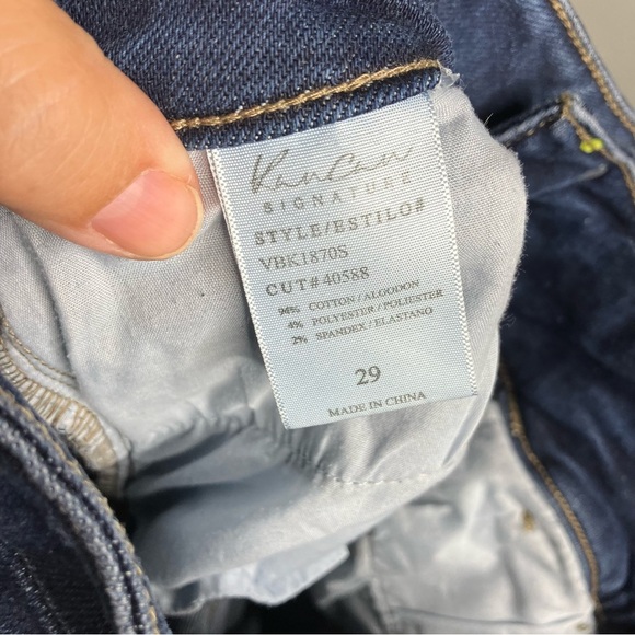 Kancan kurvy ultra high rise super flare Jeans women’s size 29 raw hem trendy - Picture 8 of 8